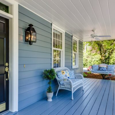 front porch of a home for sale